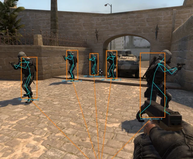 Best Rust Cheats: Compare Features and Prices — Rust cheat gameplay screenshot